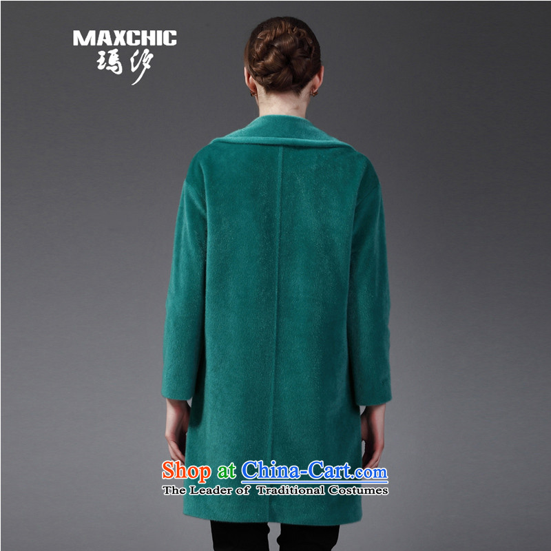 Marguerite Hsichih maxchic 2015 Ms. autumn and winter clothing for Lok rotator cuff-ming posted a simple bag loose tie gross coats female 12852 Partner Brochure 12,832 accounts? Green , L, Princess (maxchic Hsichih shopping on the Internet has been presse