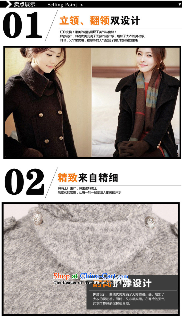 2015 WINTER install new autumn and winter New Women Korean citizenry reverse collar double-thin wool is video Sau San coats that long hair? jacket apricot L photo, prices, brand platters! The elections are supplied in the national character of distribution, so action, buy now enjoy more preferential! As soon as possible.