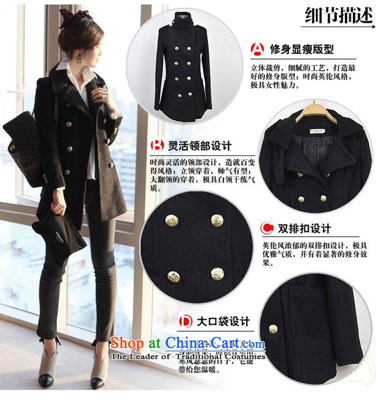 2015 WINTER install new autumn and winter New Women Korean citizenry reverse collar double-thin wool is video Sau San coats that long hair? jacket apricot L photo, prices, brand platters! The elections are supplied in the national character of distribution, so action, buy now enjoy more preferential! As soon as possible.