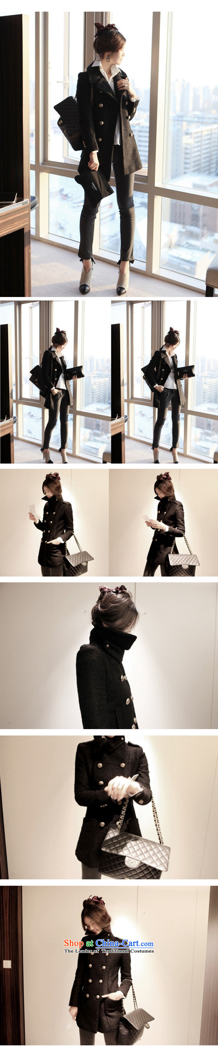 2015 WINTER install new autumn and winter New Women Korean citizenry reverse collar double-thin wool is video Sau San coats that long hair? jacket apricot L photo, prices, brand platters! The elections are supplied in the national character of distribution, so action, buy now enjoy more preferential! As soon as possible.