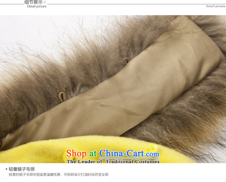 [ New shining peacebird women's health roll collar for coats A4AA44349 gross Yellow M picture, prices, brand platters! The elections are supplied in the national character of distribution, so action, buy now enjoy more preferential! As soon as possible.