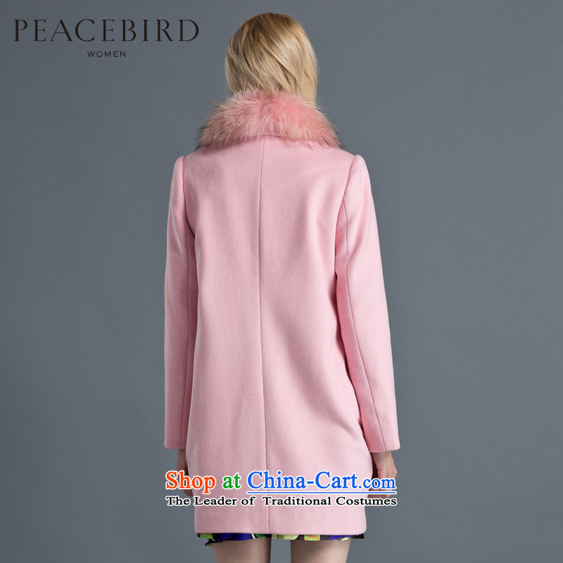 [ New shining peacebird women's health roll collar for coats A4AA44349 gross Yellow M PEACEBIRD shopping on the Internet has been pressed.