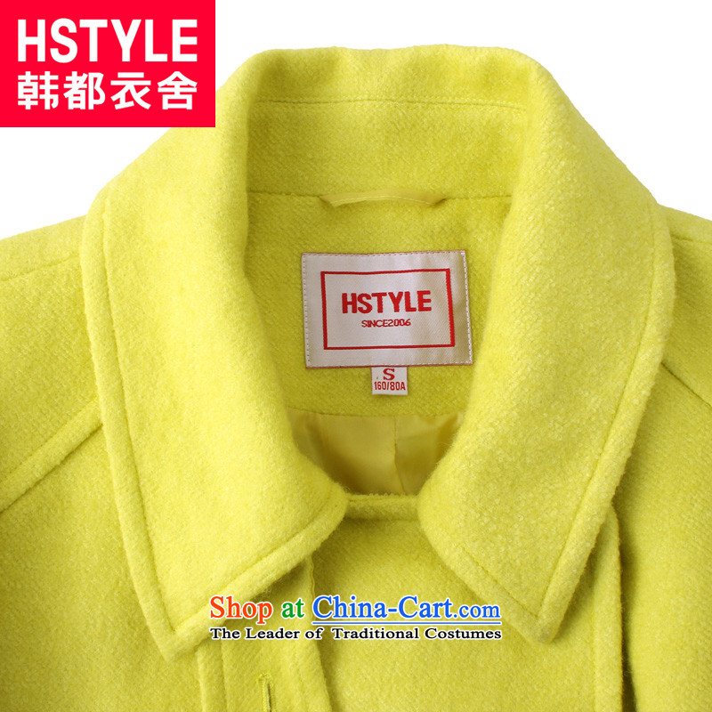 Korea has the Korean version of the Dag Hammarskjöld yi 2015 winter clothing new women's solid color jacket GS3297 gross? Tsat Yellow , L, Korea has Yi Homes , , , shopping on the Internet