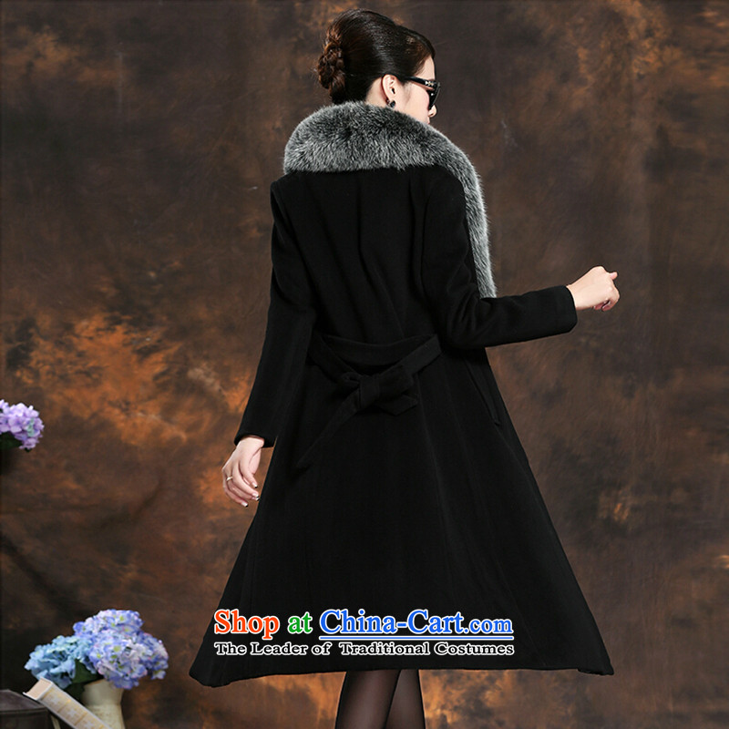 Refreshing the winter new woolen coat female fox washable wool coat of gross? a jacket and color XXL, refreshing shopping on the Internet has been pressed.