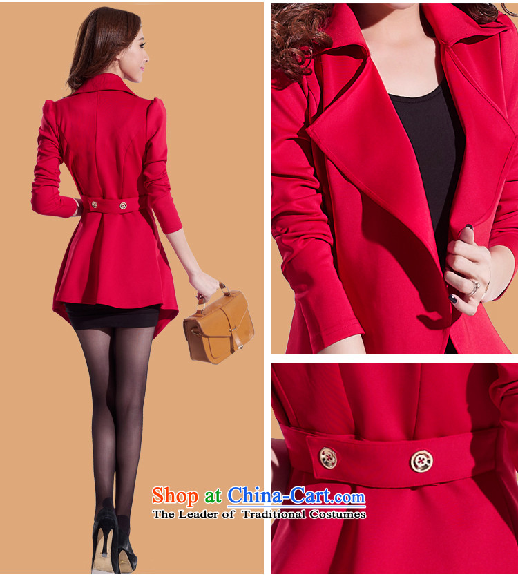 In accordance with the Shannon 2015 Autumn freshwater load new to xl Women Korean thick MM cardigan two kits long-sleeved jacket coat small dresses autumn XXXL(200 red coal can penetrate) Picture, prices, brand platters! The elections are supplied in the national character of distribution, so action, buy now enjoy more preferential! As soon as possible.
