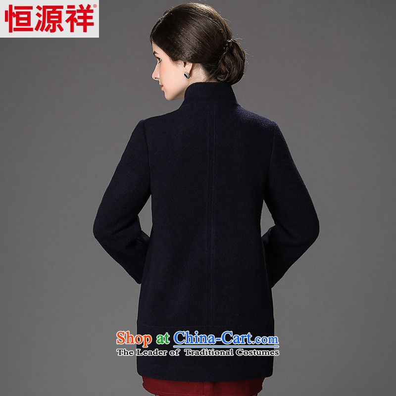 Hang Cheung 2014 winter new source for women a winter jackets, coats of older wool? 2564 1# Navy 165/88A(L), Hengyuan Cheung shopping on the Internet has been pressed.
