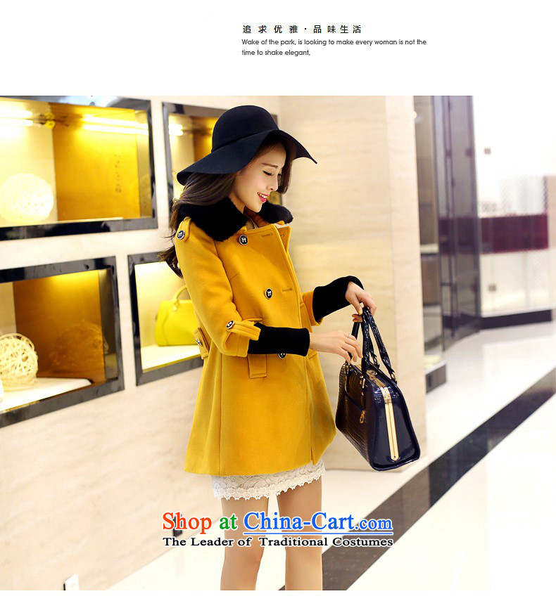 The land in the winter of 2015, new stylish cloak nagymaros for a wool coat threads of the sleeve jacket coat? female gross 6045 Red XXL picture, prices, brand platters! The elections are supplied in the national character of distribution, so action, buy now enjoy more preferential! As soon as possible.