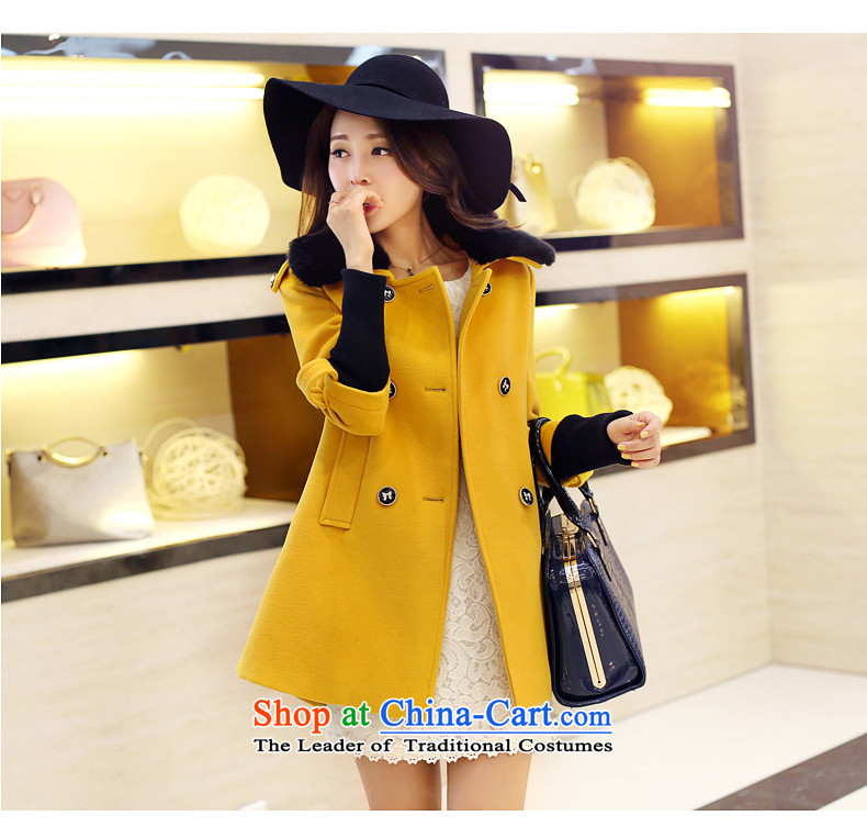 The land in the winter of 2015, new stylish cloak nagymaros for a wool coat threads of the sleeve jacket coat? female gross 6045 Red XXL picture, prices, brand platters! The elections are supplied in the national character of distribution, so action, buy now enjoy more preferential! As soon as possible.