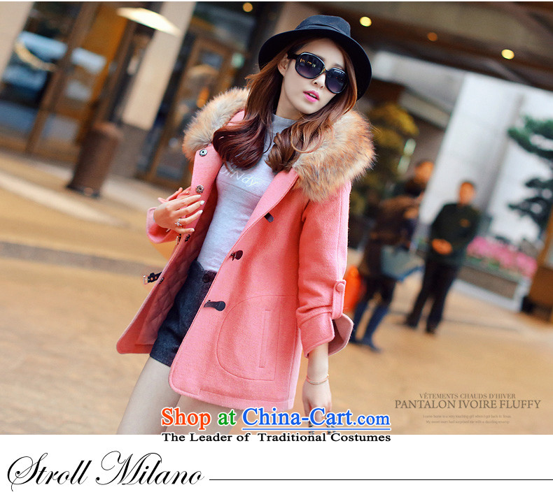 The land of the autumn and winter 2015 New Couture fashion thick overcoat new Korean Sau San for gross? jacket oke, a female 7 353 pink jacket L picture, prices, brand platters! The elections are supplied in the national character of distribution, so action, buy now enjoy more preferential! As soon as possible.