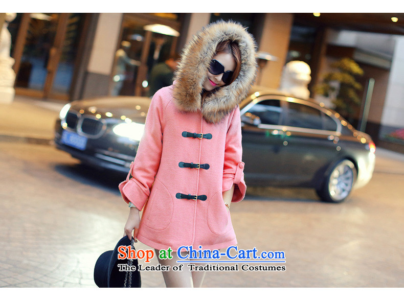 The land of the autumn and winter 2015 New Couture fashion thick overcoat new Korean Sau San for gross? jacket oke, a female 7 353 pink jacket L picture, prices, brand platters! The elections are supplied in the national character of distribution, so action, buy now enjoy more preferential! As soon as possible.
