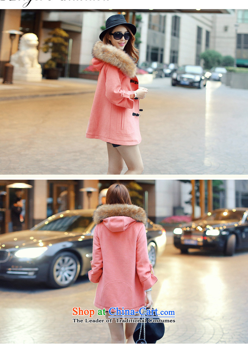The land of the autumn and winter 2015 New Couture fashion thick overcoat new Korean Sau San for gross? jacket oke, a female 7 353 pink jacket L picture, prices, brand platters! The elections are supplied in the national character of distribution, so action, buy now enjoy more preferential! As soon as possible.