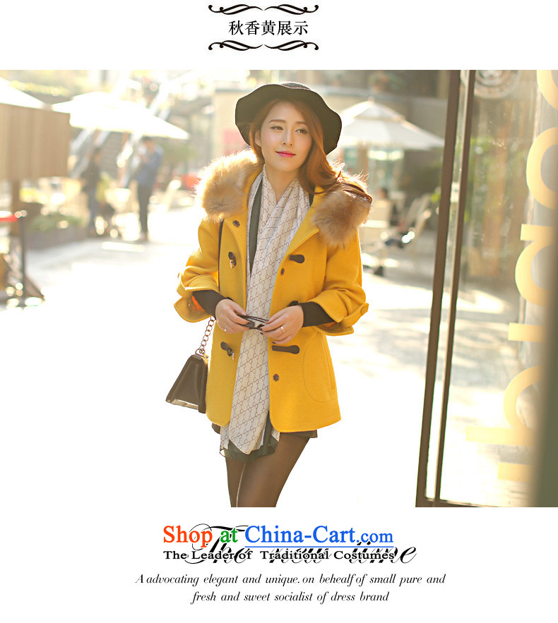 The land of the autumn and winter 2015 New Couture fashion thick overcoat new Korean Sau San for gross? jacket oke, a female 7 353 pink jacket L picture, prices, brand platters! The elections are supplied in the national character of distribution, so action, buy now enjoy more preferential! As soon as possible.