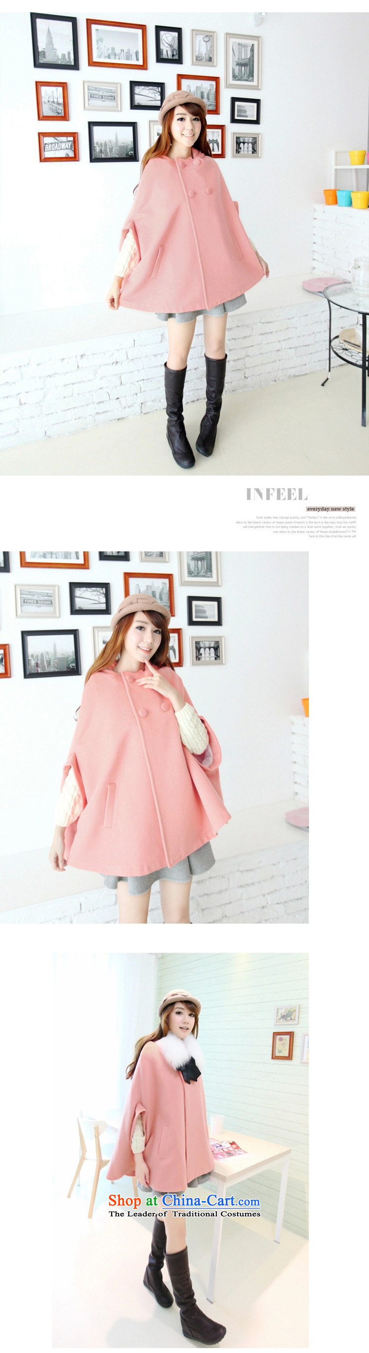 Covered by the 2014 autumn and winter-ki new coats, wool? long hair? solid color jacket cloak bat sleeves female apricot purchase to receive a limited number of gross M picture, prices, brand platters! The elections are supplied in the national character of distribution, so action, buy now enjoy more preferential! As soon as possible.