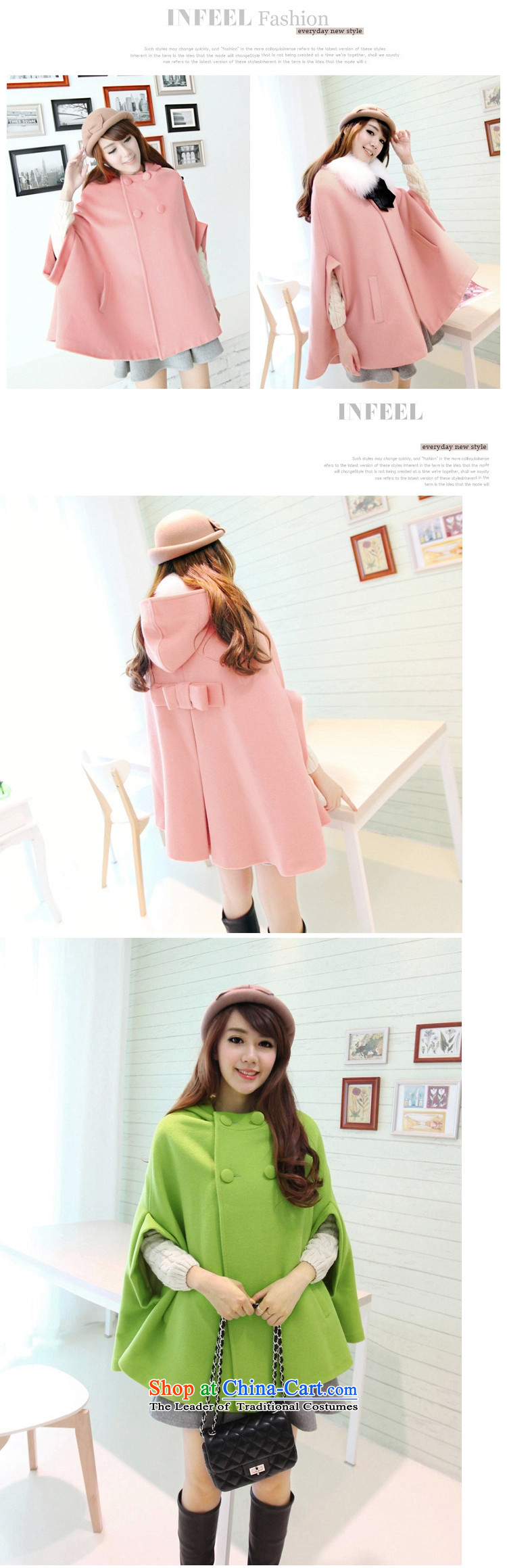 Covered by the 2014 autumn and winter-ki new coats, wool? long hair? solid color jacket cloak bat sleeves female apricot purchase to receive a limited number of gross M picture, prices, brand platters! The elections are supplied in the national character of distribution, so action, buy now enjoy more preferential! As soon as possible.