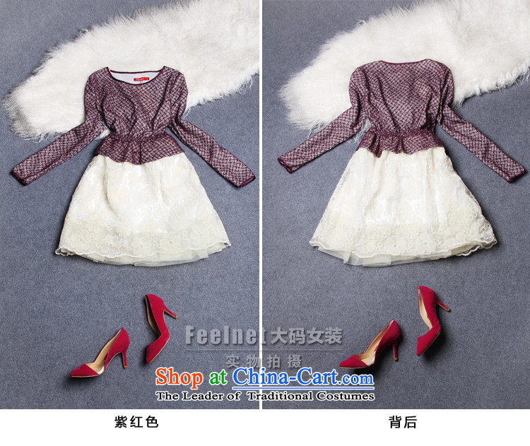 Load New feelnet2015 autumn dresses thick Korean literature in Europe mm to increase the number of female graphics thin large dresses 2,183 large aubergine 4XL Photo, prices, brand platters! The elections are supplied in the national character of distribution, so action, buy now enjoy more preferential! As soon as possible.