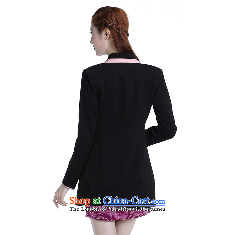 Shani flower, thick plus fertilizer xl female thick mm2014 autumn and winter load new OL commuting to suit Korean small black 6XL 6335 jacket (recommendation one-size-Select the small, Shani flower sogni (D'oro) , , , shopping on the Internet