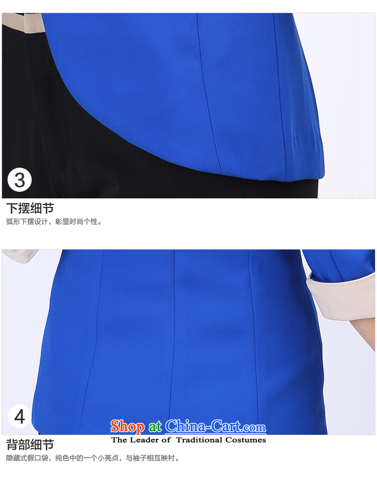 Luo Shani flower code women thick mm Korean autumn 2014 replacing the new Korean version 6736 Small Business suit coats thin blue 2XL Photo, prices, brand platters! The elections are supplied in the national character of distribution, so action, buy now enjoy more preferential! As soon as possible.