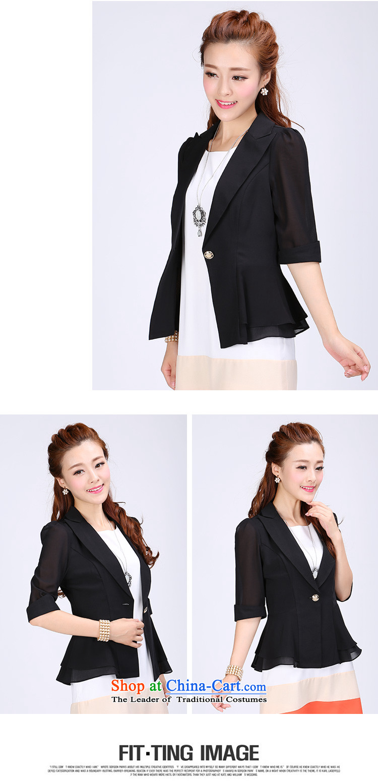Luo Shani flower code female jackets to intensify the thick Korean version of SISTER 2015 Summer video in a small thin black 5XL suit 773.3 picture, prices, brand platters! The elections are supplied in the national character of distribution, so action, buy now enjoy more preferential! As soon as possible.