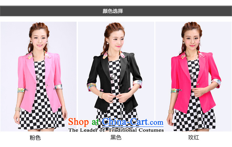 Luo Shani flower girl jackets expertise code sister summer to XL Graphics thin small suit 6784 4XL Photo Black, prices, brand platters! The elections are supplied in the national character of distribution, so action, buy now enjoy more preferential! As soon as possible.