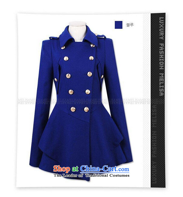 The Basha Europe and the autumn and winter with a star girls <gossip girl> small B-jacket coat petticoats female blue L picture, prices, brand platters! The elections are supplied in the national character of distribution, so action, buy now enjoy more preferential! As soon as possible.