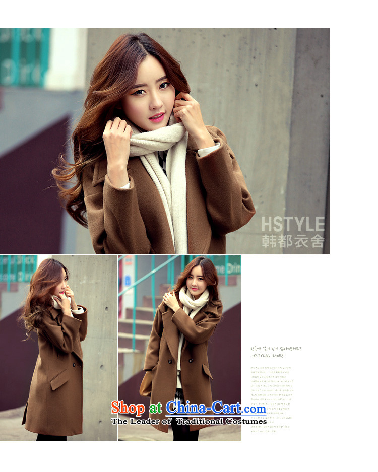 Korea has the Korean version of the Dag Hammarskjöld yi 2015 autumn and winter in new women's long hair? jacket MQ3238 Sau Sanjp Brown M picture, prices, brand platters! The elections are supplied in the national character of distribution, so action, buy now enjoy more preferential! As soon as possible.