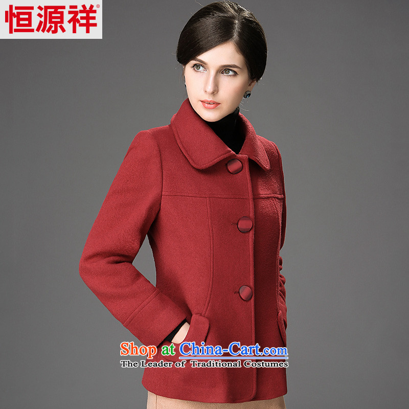 Hang Cheung 2014 winter new source for women a winter jackets, coats of older mother wool? 2565 English thoroughbred 170/92A(XL), NANSAN Hengyuan Cheung shopping on the Internet has been pressed.