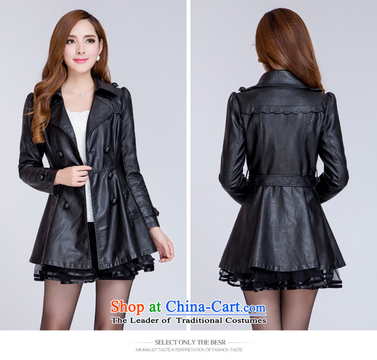 Load new large autumn code Women Korean thick sister video thin, to intensify the PU jacket black 5XL picture, prices, brand platters! The elections are supplied in the national character of distribution, so action, buy now enjoy more preferential! As soon as possible.