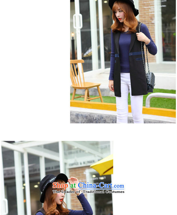 Optimize for a women's XL 2014 mm thick with Korean autumn new thick sister sleeveless jacket, a black jacket XXXL picture, prices, brand platters! The elections are supplied in the national character of distribution, so action, buy now enjoy more preferential! As soon as possible.