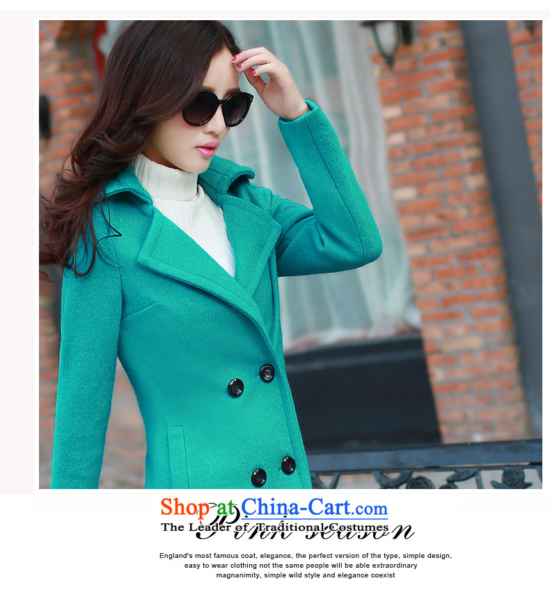 According to the bi 2015 Fall/Winter Collections on the new Korean video thin hair so Sau San Jacket coat female YF8808 green color pictures, prices, XL brand platters! The elections are supplied in the national character of distribution, so action, buy now enjoy more preferential! As soon as possible.