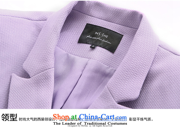 Load New msshe2015 fall thick mm xl v-neck long-sleeve sweater in Sau San Video Thin Small Business Suit 7630 purple 4XL Photo, prices, brand platters! The elections are supplied in the national character of distribution, so action, buy now enjoy more preferential! As soon as possible.