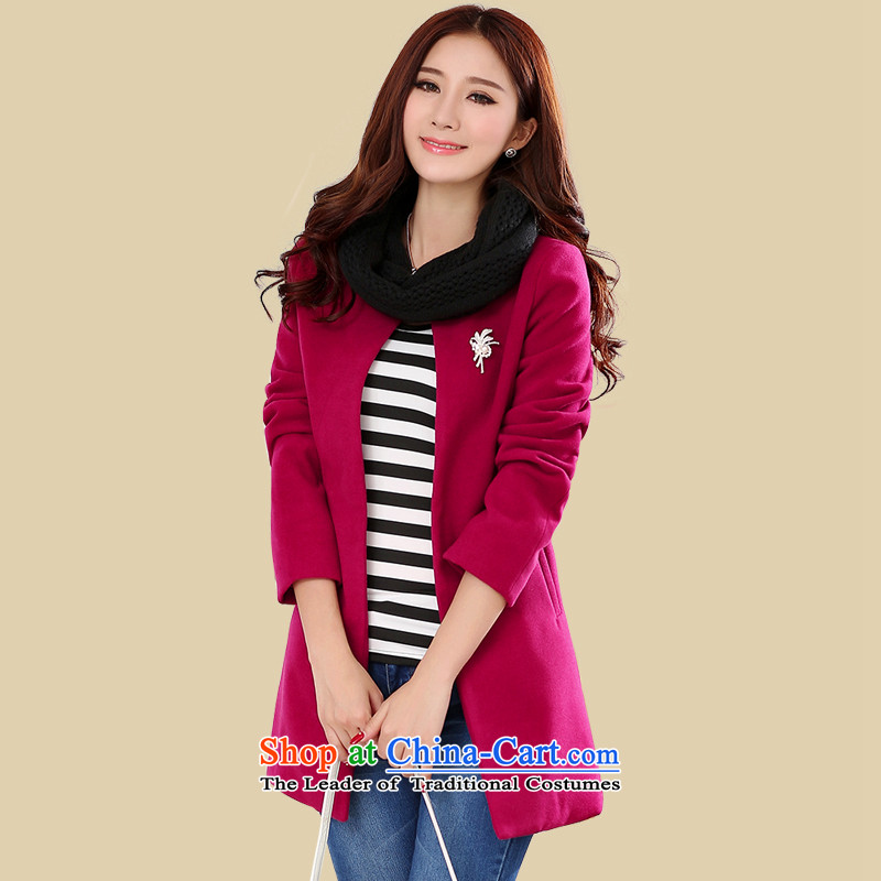 Szili Clinton 2015 mm thick sister Fall/Winter Collections of new products to xl loose? Cardigan jacket gross Korean version in the thin long coats)? female 200 catties of red 5XL, Szili (celia dayton , , , shopping on the Internet