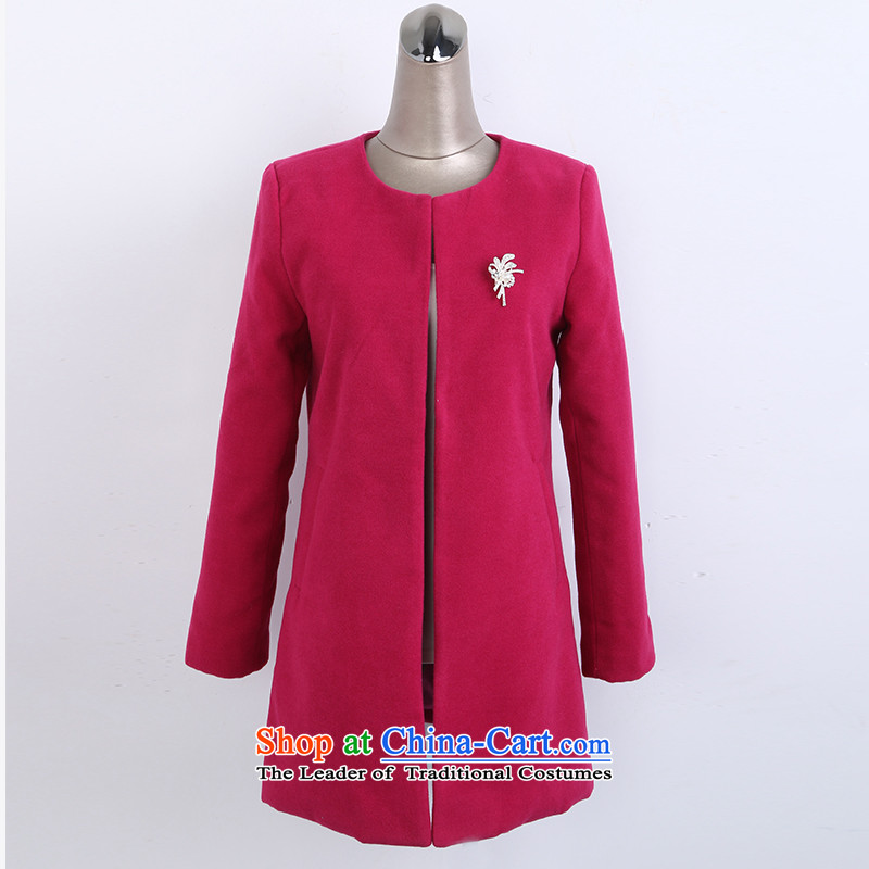 Szili Clinton 2015 mm thick sister Fall/Winter Collections of new products to xl loose? Cardigan jacket gross Korean version in the thin long coats)? female 200 catties of red 5XL, Szili (celia dayton , , , shopping on the Internet