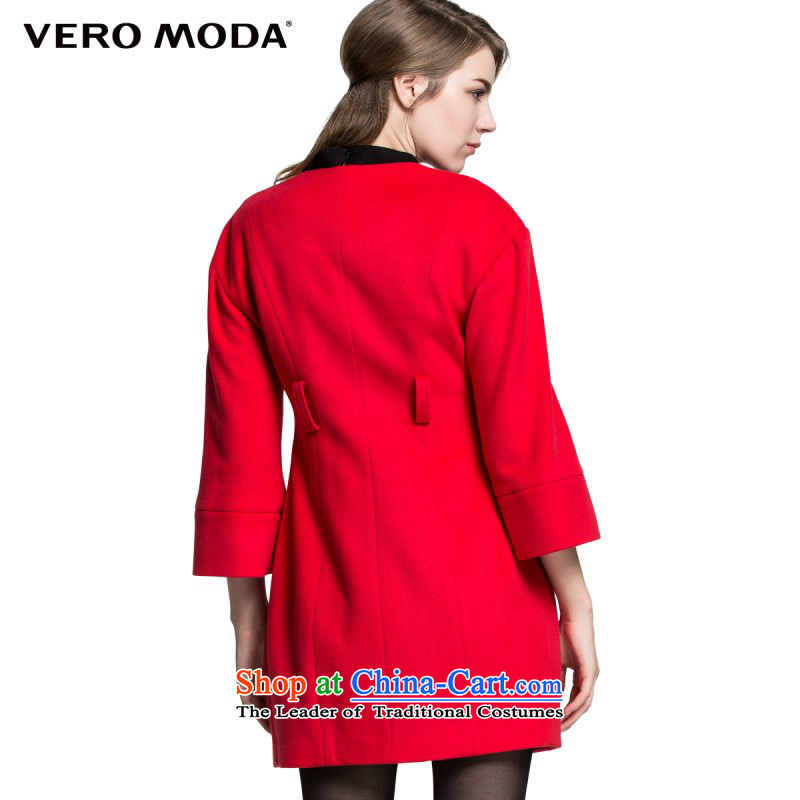 Vero moda included wool stack folds round-neck collar A field with a score of 9 female Sau San Mao jacket |314427004 cuff? 074 red 170/88A/L,VEROMODA,,, shopping on the Internet