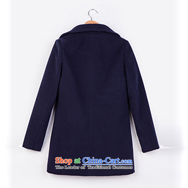 The United States welcomes the ya   2015 autumn and winter female Korean fashion, long small fresh coat jacket JL88506 gross? S, the United States Navy Yan-ah (meixinya) , , , shopping on the Internet
