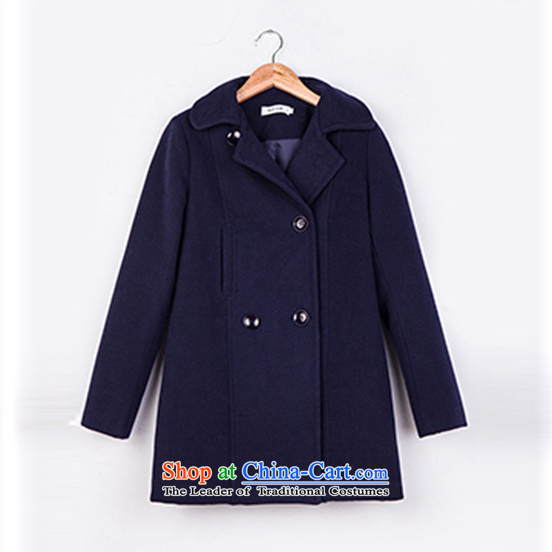 The United States welcomes the ya   2015 autumn and winter female Korean fashion, long small fresh coat jacket JL88506 gross? S, the United States Navy Yan-ah (meixinya) , , , shopping on the Internet
