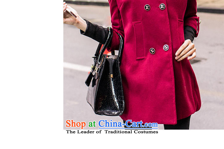 The United States welcomes the   2015 winter clothing new Nga for women with gross for Korean in the long hair of Sau San? JL88509 jacket coat RED M picture, prices, brand platters! The elections are supplied in the national character of distribution, so action, buy now enjoy more preferential! As soon as possible.