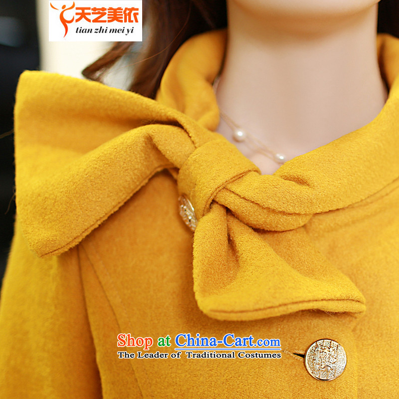 According to the 2014 days Ji-mi autumn and winter new products in Korean Sau San long)? sub-jacket female personality for gross wind jacket? 8817 toner and XL, day (tianzhimeiyi Ji-mi) , , , shopping on the Internet