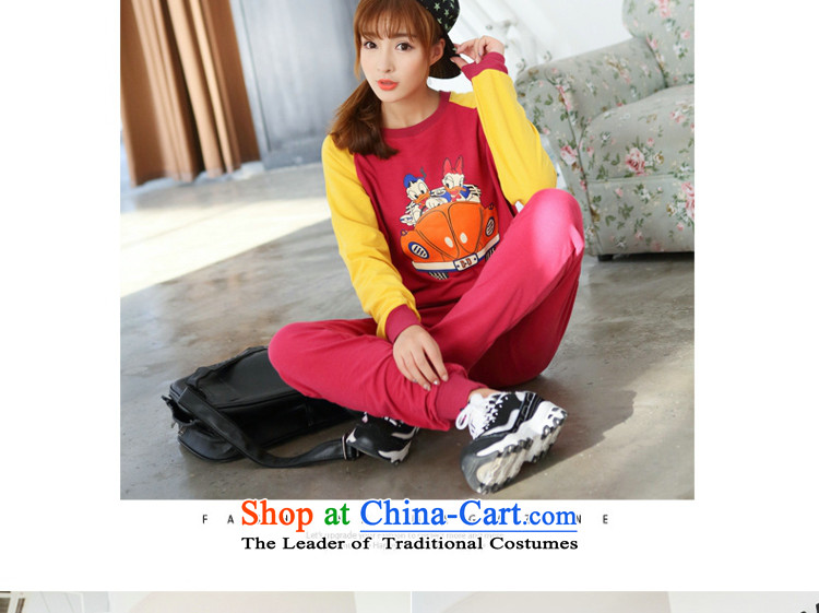 Optimize for a women's XL 2014 mm thick with Korean autumn new stamp thick sister video thin red XXXXL leisure wears picture, prices, brand platters! The elections are supplied in the national character of distribution, so action, buy now enjoy more preferential! As soon as possible.