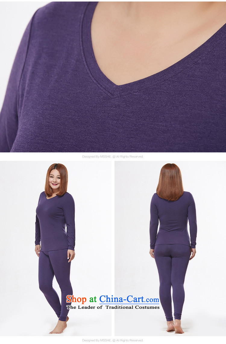 Msshe xl women 2015 autumn and winter new V thick MM collar shape heat thermal underwear Kit 7932 3XL Gray Photo, prices, brand platters! The elections are supplied in the national character of distribution, so action, buy now enjoy more preferential! As soon as possible.