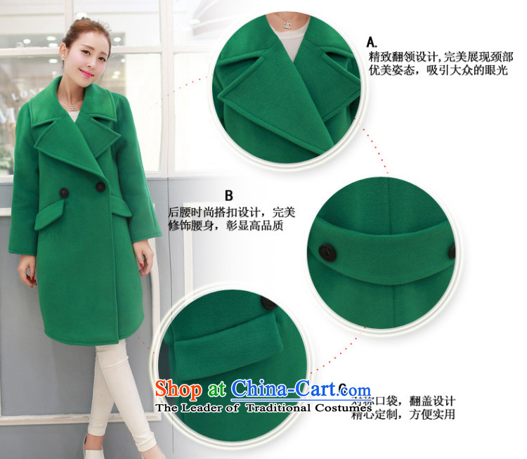 The Star Ni C.O.D. 2015 Fall/Winter Collections new Korean female thin hair Sau San video? coats that long thick wool a jacket girl Kang s pictures, price yellow, brand platters! The elections are supplied in the national character of distribution, so action, buy now enjoy more preferential! As soon as possible.