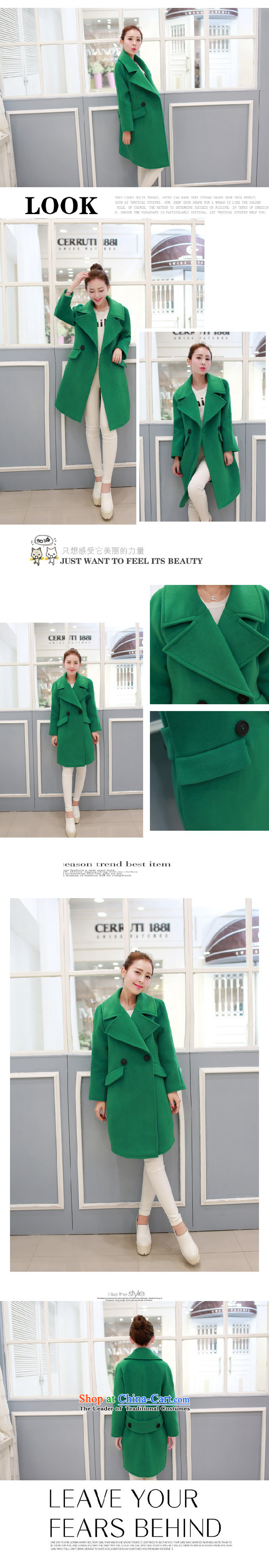 The Star Ni C.O.D. 2015 Fall/Winter Collections new Korean female thin hair Sau San video? coats that long thick wool a jacket girl Kang s pictures, price yellow, brand platters! The elections are supplied in the national character of distribution, so action, buy now enjoy more preferential! As soon as possible.