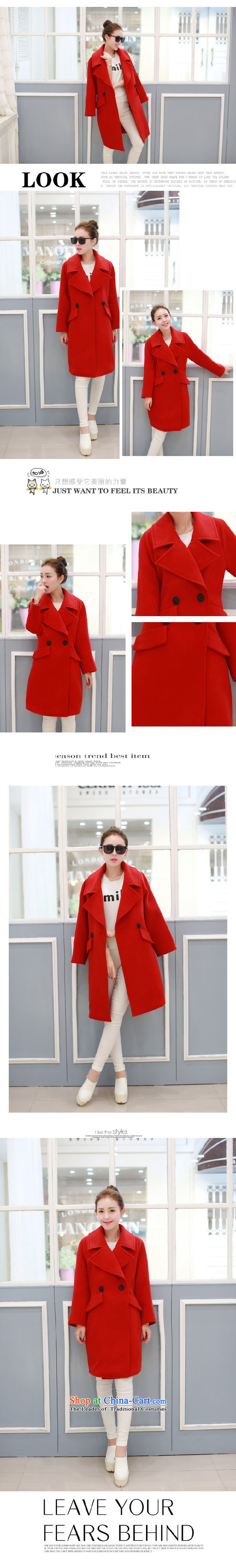 The Star Ni C.O.D. 2015 Fall/Winter Collections new Korean female thin hair Sau San video? coats that long thick wool a jacket girl Kang s pictures, price yellow, brand platters! The elections are supplied in the national character of distribution, so action, buy now enjoy more preferential! As soon as possible.