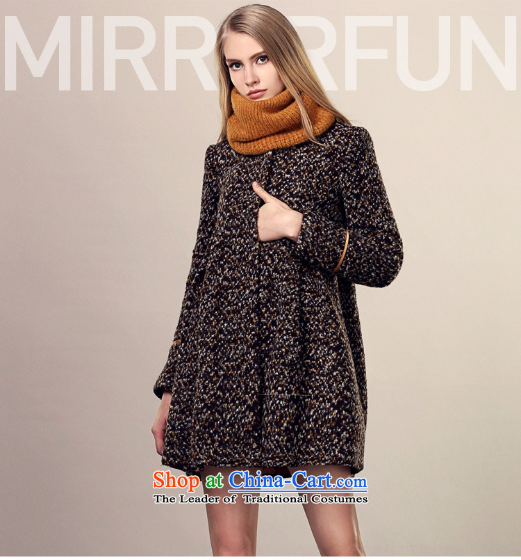 Mirror FUN for winter 2015 new doll A swing tweed coats Xuan grass WONG M picture, prices, brand platters! The elections are supplied in the national character of distribution, so action, buy now enjoy more preferential! As soon as possible.
