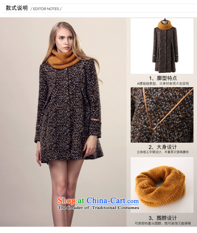 Mirror FUN for winter 2015 new doll A swing tweed coats Xuan grass WONG M picture, prices, brand platters! The elections are supplied in the national character of distribution, so action, buy now enjoy more preferential! As soon as possible.