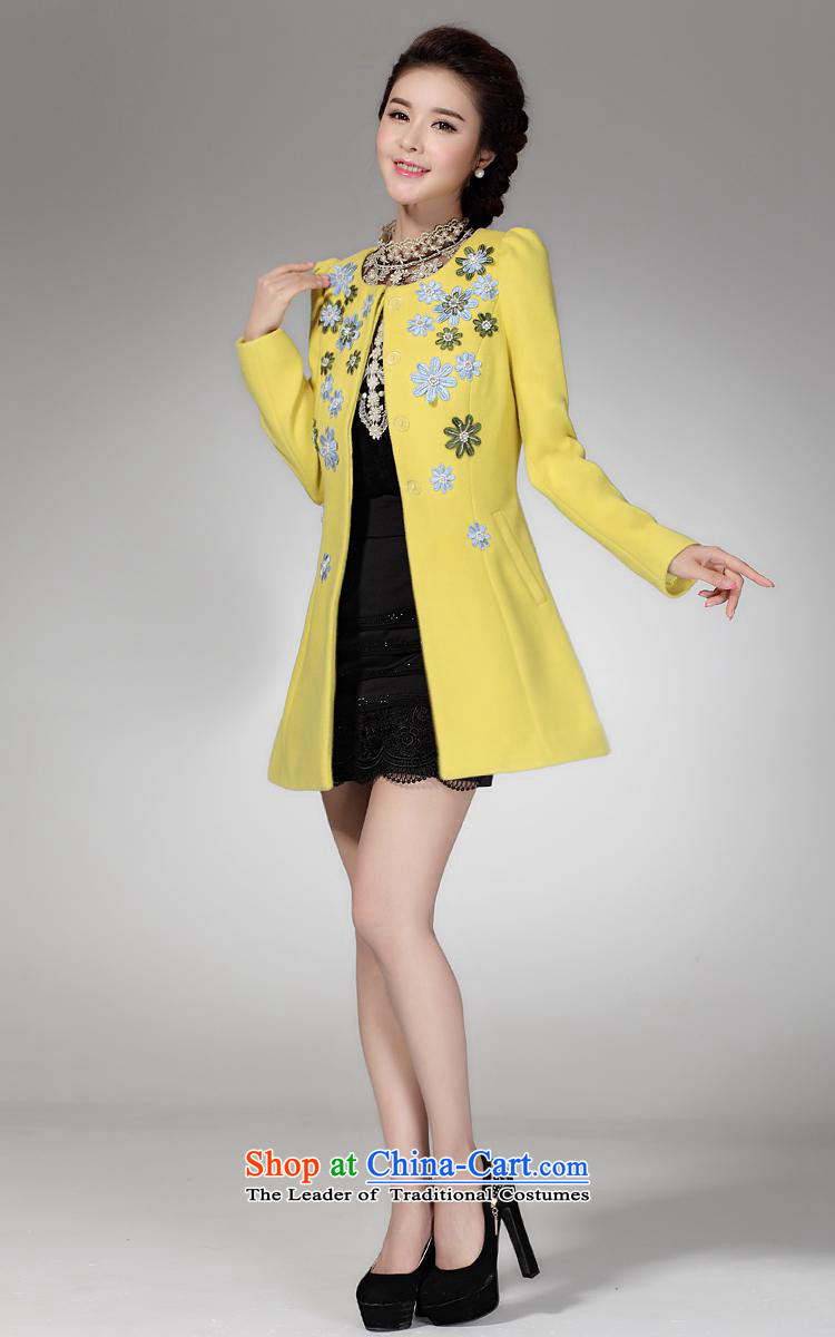 Picture view women's Winter 2015 new Korean women on new small incense winter wind windbreaker aristocratic in Sau San long hair? coats coordinates 0284 Yellow M pictures of the girl, prices, brand platters! The elections are supplied in the national character of distribution, so action, buy now enjoy more preferential! As soon as possible.