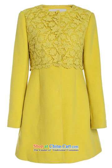 The new Europe, ochirly female spell in long lace Foutune of wool overcoats 1143343410? mustard yellow 440 S(160/84a) energy picture, prices, brand platters! The elections are supplied in the national character of distribution, so action, buy now enjoy more preferential! As soon as possible.