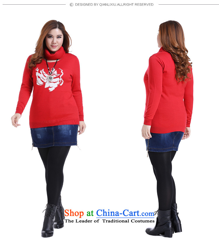 The former Yugoslavia Li Sau 2014 autumn large number of ladies fashion round head, forming the neck knitted sweaters (distribution a red XL pictures, )Q5827 price, brand platters! The elections are supplied in the national character of distribution, so action, buy now enjoy more preferential! As soon as possible.