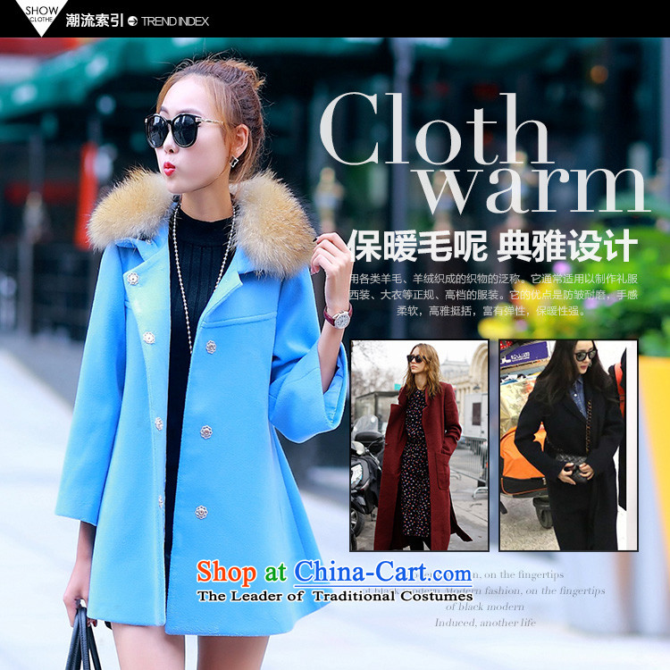 The Suu Kyi as 2015 gross female autumn and winter coats? jacket new stylish Korean female a wool coat wool 9929# better red  L picture, prices, brand platters! The elections are supplied in the national character of distribution, so action, buy now enjoy more preferential! As soon as possible.