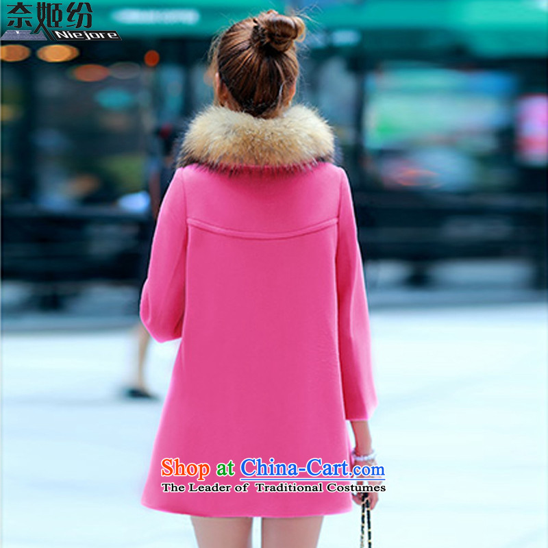 The Suu Kyi as 2015 gross female autumn and winter coats? jacket new stylish Korean female a wool coat wool 9929# better red  , L, the Suu Kyi tracking (NIEJORE) , , , shopping on the Internet