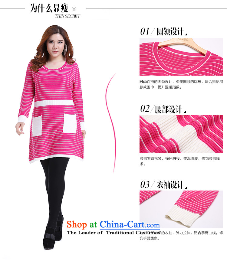 The former Yugoslavia Li Sau 2014 autumn and winter new larger female round-neck collar the plain Sau San knitwear dresses Q5826 better Red 2XL Photo, prices, brand platters! The elections are supplied in the national character of distribution, so action, buy now enjoy more preferential! As soon as possible.